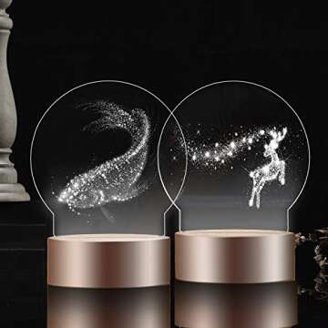 6 Pcs 2mm Acrylic Sheets for LED Display and DIY Projects