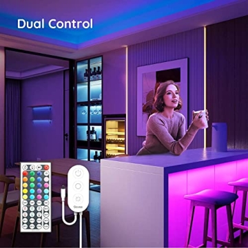 Govee 16.4FT RGB LED Strip Lights Remote Control 20 Colors