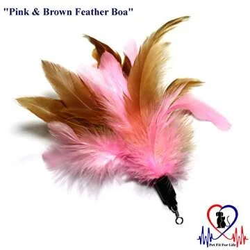 Durable Dual Rod Cat Wand with Slithering Snake Attachment