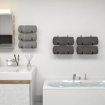 XRMAO 7-Tier Over The Door Towel Rack for Any Size Towels