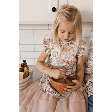 BapronBaby Flutter Delilah Floral Bapron for Toddlers