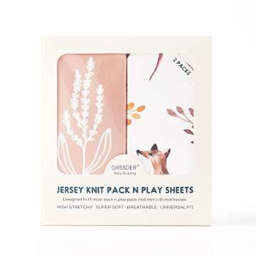 Soft & Stretchy Fitted Pack n Play Sheets for Babies