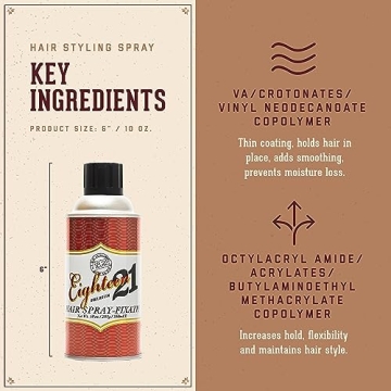 18.21 Man Made Premium Hair Spray - All-Day Flexible Hold