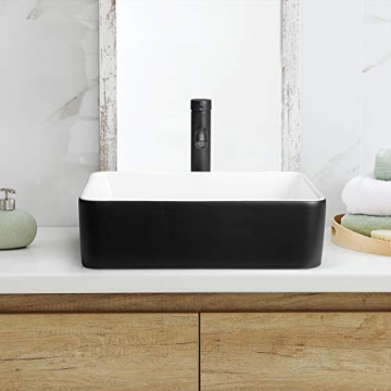 KGAR Stylish Rectangular Sink with Faucet - Ideal for Any Bathroom