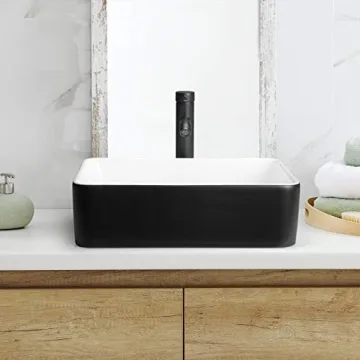 KGAR Stylish Rectangular Sink with Faucet - Ideal for Any Bathroom