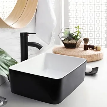 KGAR Stylish Rectangular Sink with Faucet - Ideal for Any Bathroom