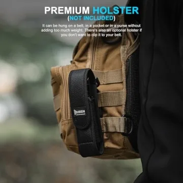 WUBEN C3 Flashlight 1200 Lumens Rechargeable 6 Modes