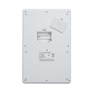 KitchenAid KQ909 Dual Platform Digital Kitchen and Food Scale, 11 pound capacity and Precision 16oz capacity, White with Stainless Steel