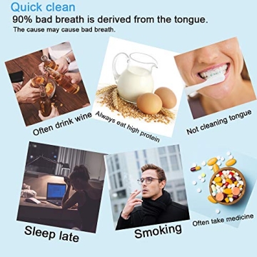 Stainless Steel Tongue Scraper Set for Fresh Breath Oral Care