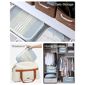 BAGSMART Packing Cubes for Travel - Eco-friendly Organizers