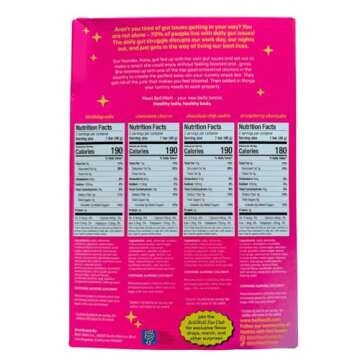 Belliwelli Soft Baked Probiotic Snack Bars | Gluten-Free, Dairy-Free, Vegan, Low-FODMAP | High-Fiber...