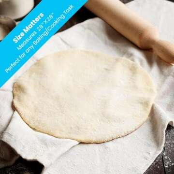 Zeppoli Flour Sack Towels - Pack of 12-28" x 28" - Absorbent Cotton Dish Towels - Dish Drying Linen - Ring Spun Cotton Kitchen Tea Towels - Flower Sack Towels Bulk - Flour Cloth - Dish Towel Drying