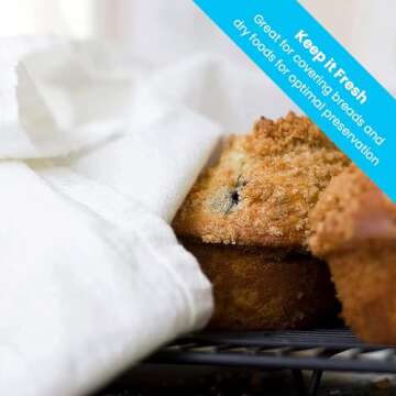 Zeppoli Flour Sack Towels - Pack of 12-28" x 28" - Absorbent Cotton Dish Towels - Dish Drying Linen - Ring Spun Cotton Kitchen Tea Towels - Flower Sack Towels Bulk - Flour Cloth - Dish Towel Drying