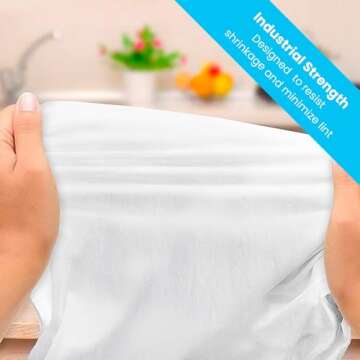 Zeppoli Flour Sack Towels - Pack of 12-28" x 28" - Absorbent Cotton Dish Towels - Dish Drying Linen - Ring Spun Cotton Kitchen Tea Towels - Flower Sack Towels Bulk - Flour Cloth - Dish Towel Drying