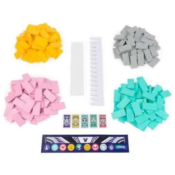 Spin Master Games Disney 100th Anniversary H5 Domino Creations 200 Dominoes & Accessories Domino Artist Lily Hevesh, Disney Gifts Dominoes Set for Adults & Kids Ages 5+