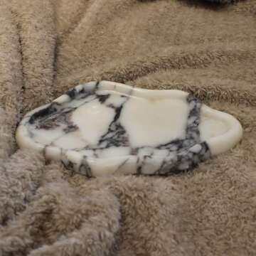 Calacatta Viola Marble Cloud Shape Tray, Trinket Dish, Ring Dish Key Tray Asethetic Home Décor, Gift for Women