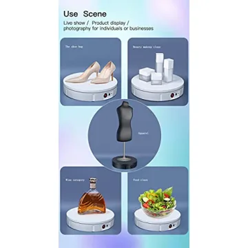 JAYEGT Motorized 360 Degree Display Stand for Stunning Showcases