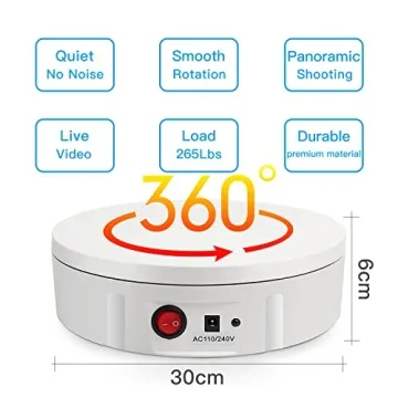 JAYEGT Motorized 360 Degree Display Stand for Stunning Showcases