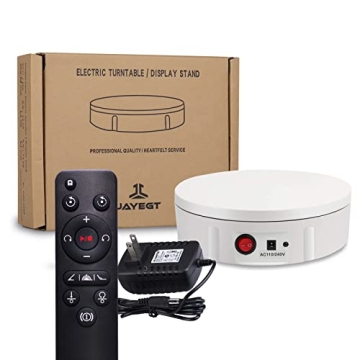 JAYEGT Motorized 360 Degree Display Stand for Stunning Showcases