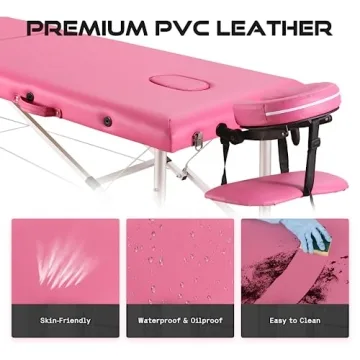 Careboda Massage Table Lightweight Massage Bed Portable Comfortable