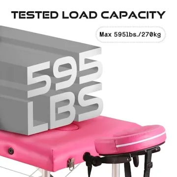 Careboda Massage Table Lightweight Massage Bed Portable Comfortable