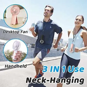 Udodik Portable Hand Held Fan - Your Ideal Travel Companion!