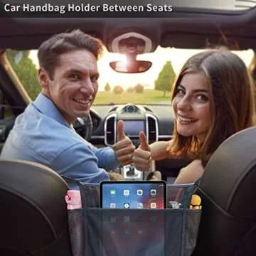 WLLWOO Car Net Pocket Handbag Holder for Organizing Storage