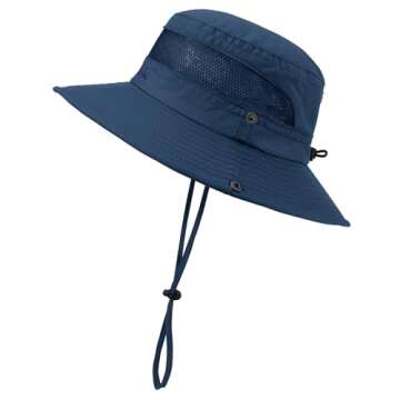 Kids Sun Hat Fishing Hats For Boys Girls UPF 50+ Wide Brim Bucket Hats