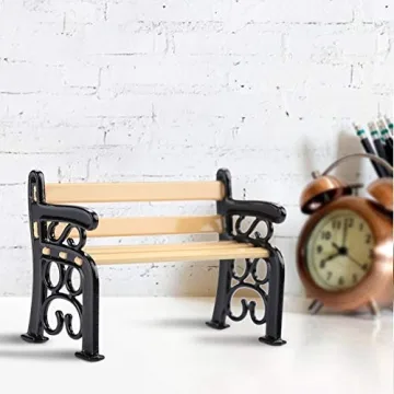 Dollhouse Miniature Park Bench - Perfect for Creative Play