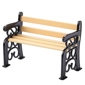 Dollhouse Miniature Park Bench - Perfect for Creative Play