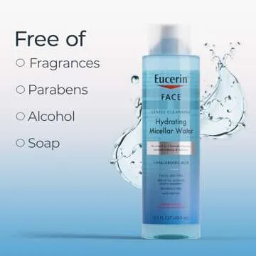 Eucerin Hydrating Micellar Water for Gentle Makeup Removal