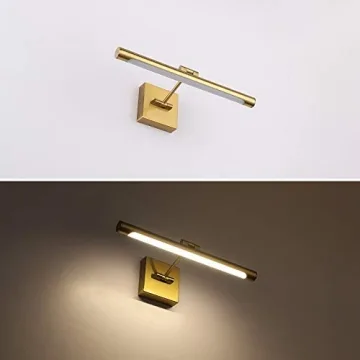Elegant LED Swing Arm Wall Light for Artwork Display
