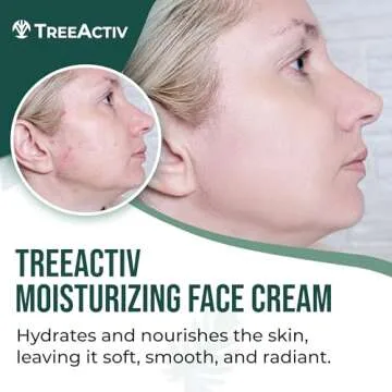 TreeActiv Salicylic Acid Face Moisturizer, 2 fl oz, Acne Treatment Face Cream for Oily Skin with and...