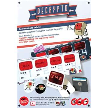 Decrypto | Deduction Party Game | #2 Party Game on BoardGameGeek | Great for Teens and Adults | Ages...
