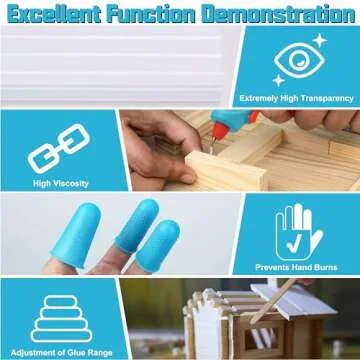 Halobios 40W Hot Glue Gun Set with 30 Glue Sticks