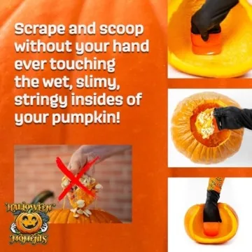 Halloween Moments Pumpkin Scraper Glove for Kids and Adults