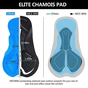 Men's 4D Padded Cycling Shorts Breathable Anti-Slip Design