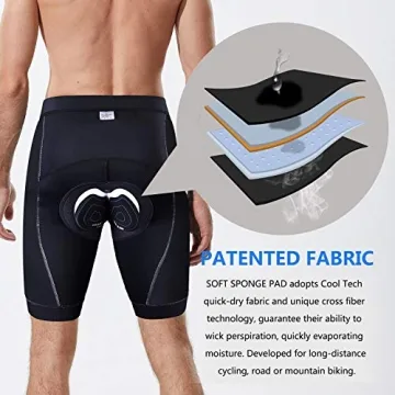 Men's 4D Padded Cycling Shorts Breathable Anti-Slip Design