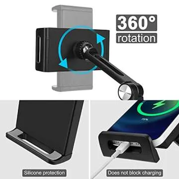 B-Land Adjustable Tablet Stand for All Devices 4-13"