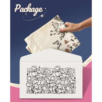 Miss Adola Aesthetic Canvas Tote Bag with Pattern for Women Trendy Casual Music Inspired Cloth Totes Bag for Shopping, Grocery, Gym, Cat on Floral Books