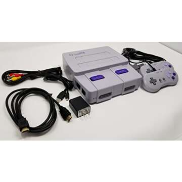 Super HD-2 compatible with Super NES and NES games (HDMI Output, No Games Included)