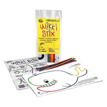 WikkiStix Sea Life Pak Features 12 Sea Creatures with Hands-on Activity and Fun Fact on Each, Made i...