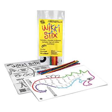 WikkiStix Sea Life Pak Features 12 Sea Creatures with Hands-on Activity and Fun Fact on Each, Made in The USA!