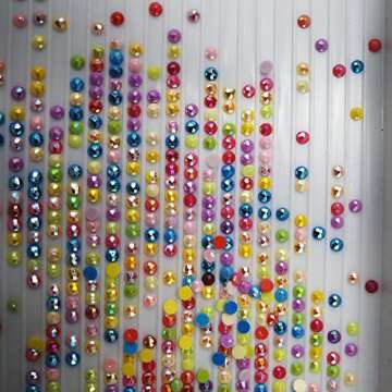 DL-YTG Diamond Painting Accessory Round AB Drills/Beads 23 Colors Rhinestone for Christmas Home Decoration ，Per Color=200 Pieces