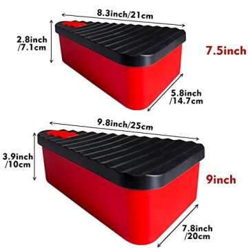 Gwydre Pizza Leftover Storage Container with 2 Pizza Trays,Reusable Pizza Slicone Container,Silicone...