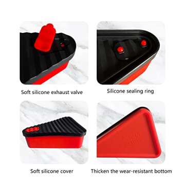 Durable Gwydre Pizza Leftover Storage Container - Eco-Friendly