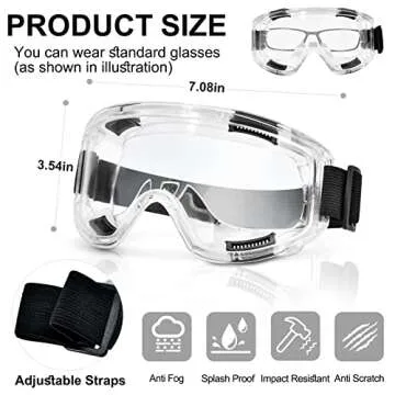 caKentr Half Face Respirator Mask with Filters - Reusable Elastomeric Respirators with Goggles - Epoxy Resin Spray Paint Mask for Painting Dust Solder Construction Work Sanding Woodworking Chemical