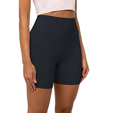 Kamo Fitness Ellyn High Waisted Yoga Shorts 6" Inseam Butt Lifting Tie Dye Soft Workout Pants Tummy ...