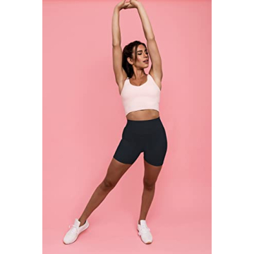 Kamo Fitness Ellyn High Waisted Yoga Shorts - 6" Tummy Control