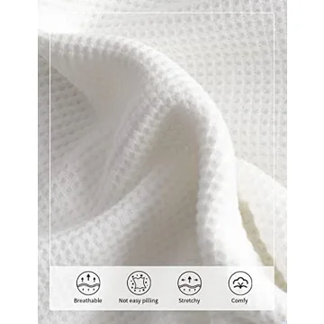 Gihuo Women’s Stylish Waffle Cropped Hoodie Jacket